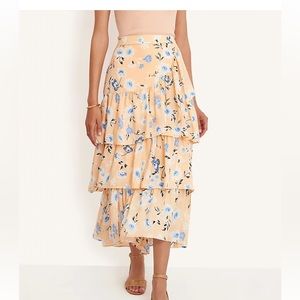 Ann Taylor Tiered Skirt, Size 8